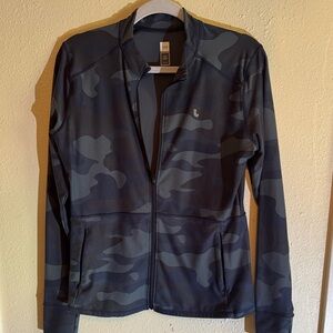 Lole Women's Camouflage Sweater - Black and Gray